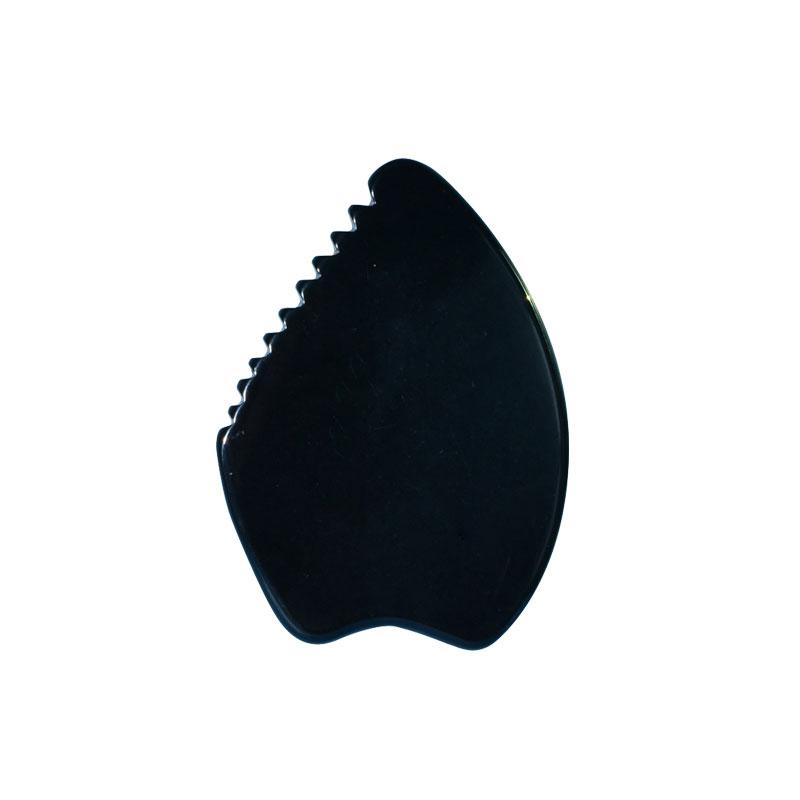 Black Bianstone Gua Sha Massage Natural Stone Facial Back Scraping Board Health Care Anti-Cellulite Point Therapy Guasha Massage