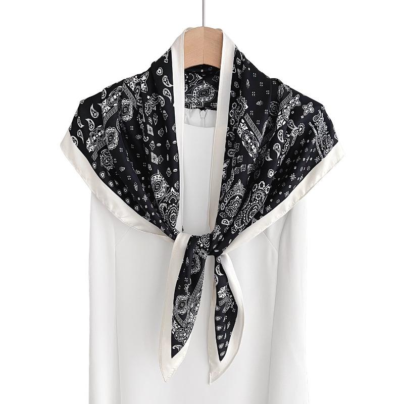 Fashion Versatile Paisley Triangle Scarf Thin Breathable Summer Sun Protection