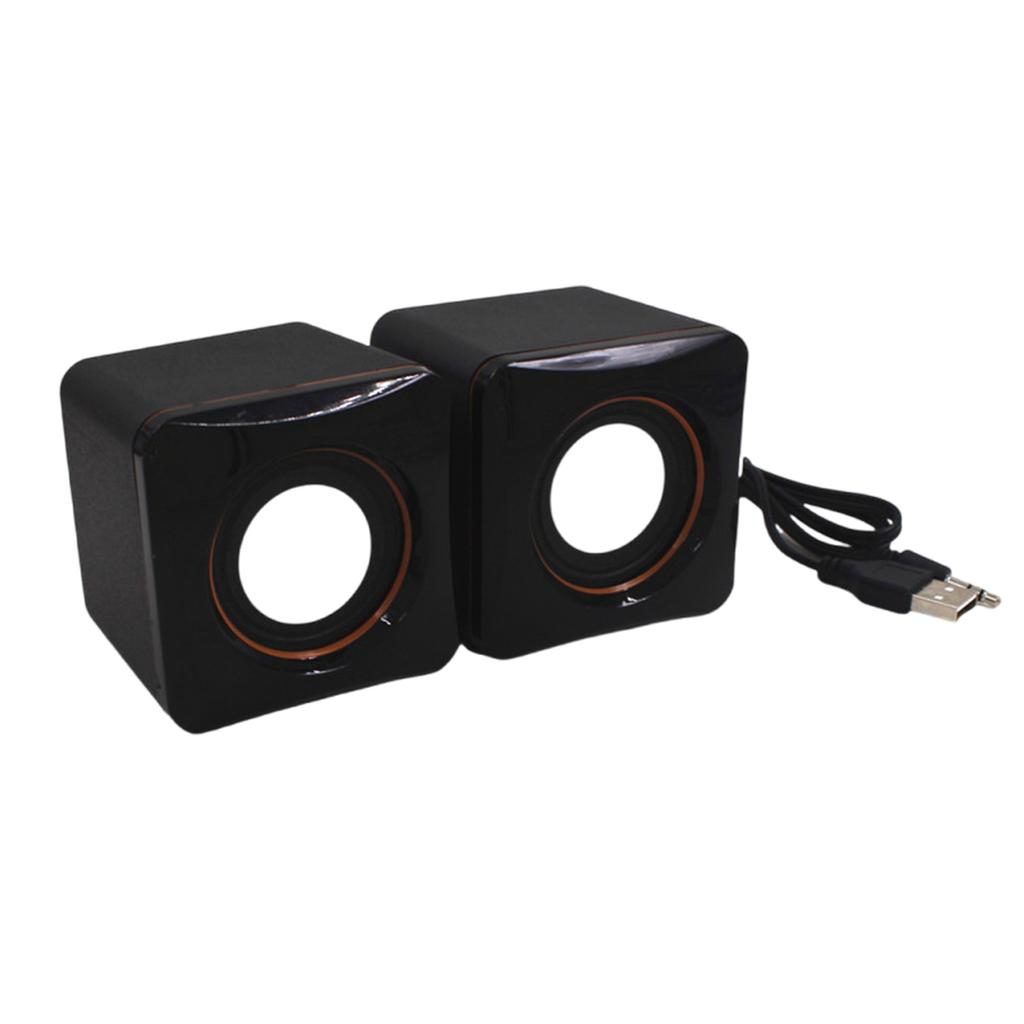 101Z USB Computer Small Horn Desktop Computer Laptop Phone Loudpeaker Mini Office Subwoofer Speaker Output RMS 3W2