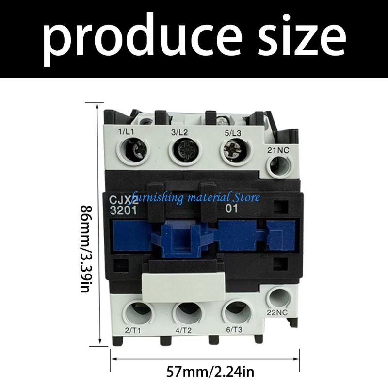 Y5GD CJX2-3210 Low Voltages Contactor Copper Wire Coil Construction 3 Phase Electric Power Contactor for Welding Machines