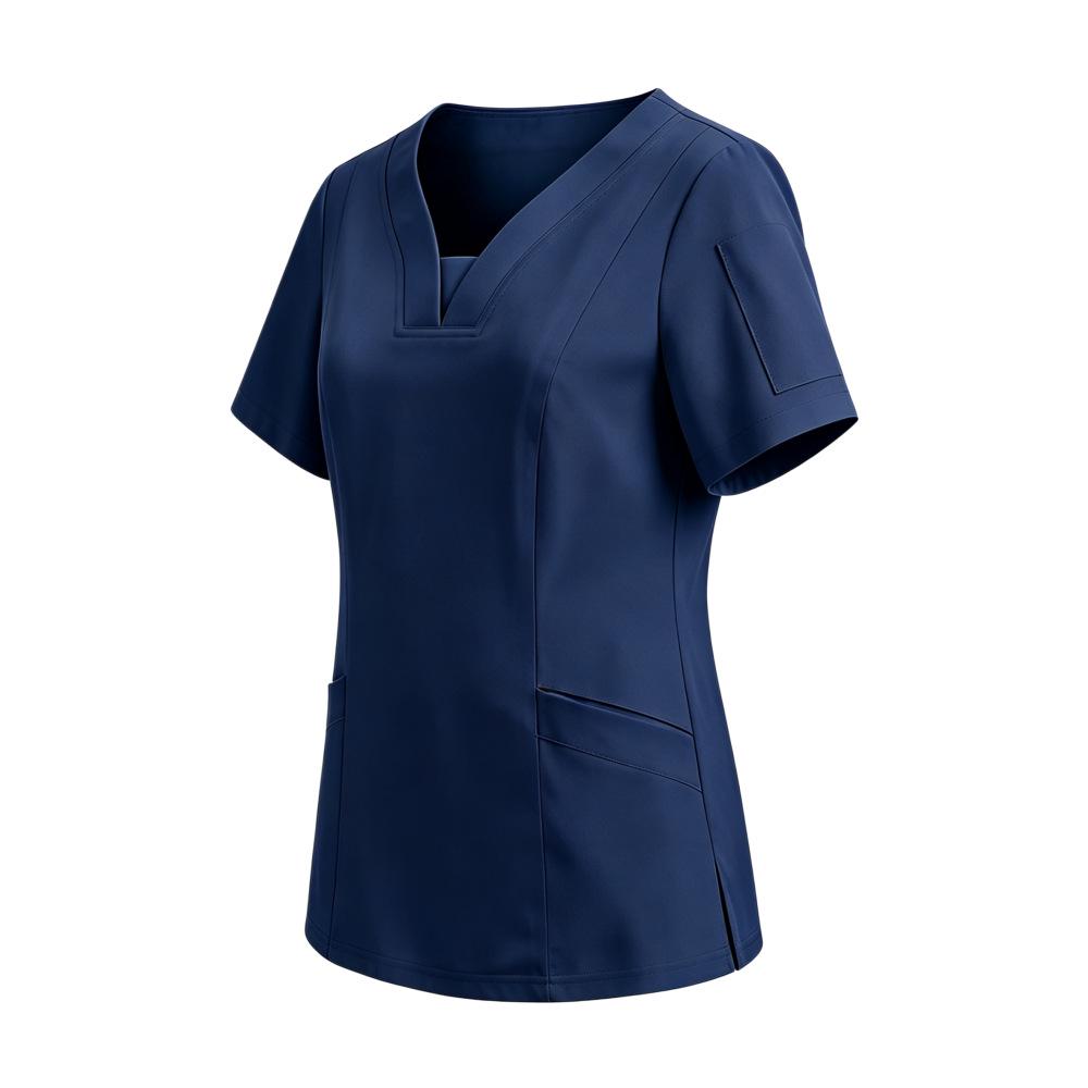 Oral Health Dental Clinic Short Sleeve Scrub Top