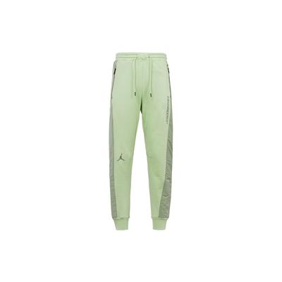 Eco-Friendly Reflective Colorblock Joggers Men Bottoms Green DJ0181-371