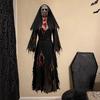 Self Adhesive Zombie Wall Sticker Realistic Ghost Witch Silhouette Sticker  Party
