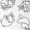 8 PCS Cute Animal Heat Shrink Sheets Colorable Different Patterns Shrinky Art Paper White Shrink Plastic Sheets Craft Making