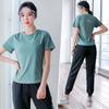 Fitness Morning Running Quick-Drying High-End Sports Suit  Spring And Summer Professional Gym Loose Yoga Clothes
