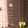 Artistic Copper Bells Fortune Cats Windchimes Hanging Suncatchers For Home Garden Decoration Creates Soothing Sound