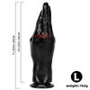 3 Pairs XL Black Palm Fist Anal & Vaginal Dilators for Male & Female Masturbation and Foreplay