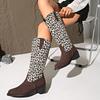 Moda Mujer Botas Hasta la Rodilla Otoño Invierno Zapatos Femeninos Moda Femenina Slip-on Pliegues Tacón Bajo Puntera Redonda Plano Bota Larga Zapatos De Mujer