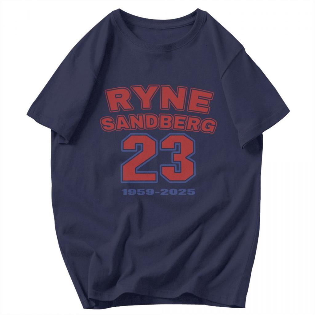 Men T Shirt Ryne Sandberg 2025 Gifts Y2K Graphic Customized Unisex Clothes T Shirts