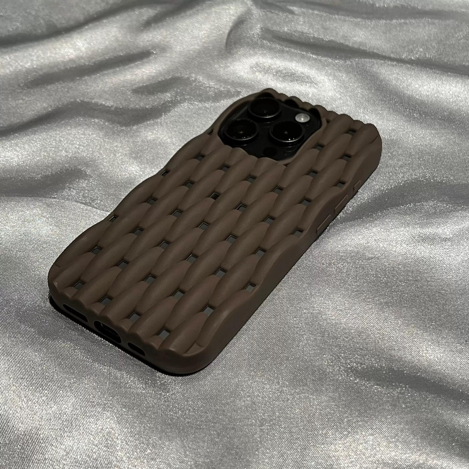 

Heat Dissipation and Breathable Twisted Pattern Suitable for Iphone16promax Apple 15 Mobile Phone Case 14 Soft Cover Matte Anti Fingerprint iPhone 12 Pro