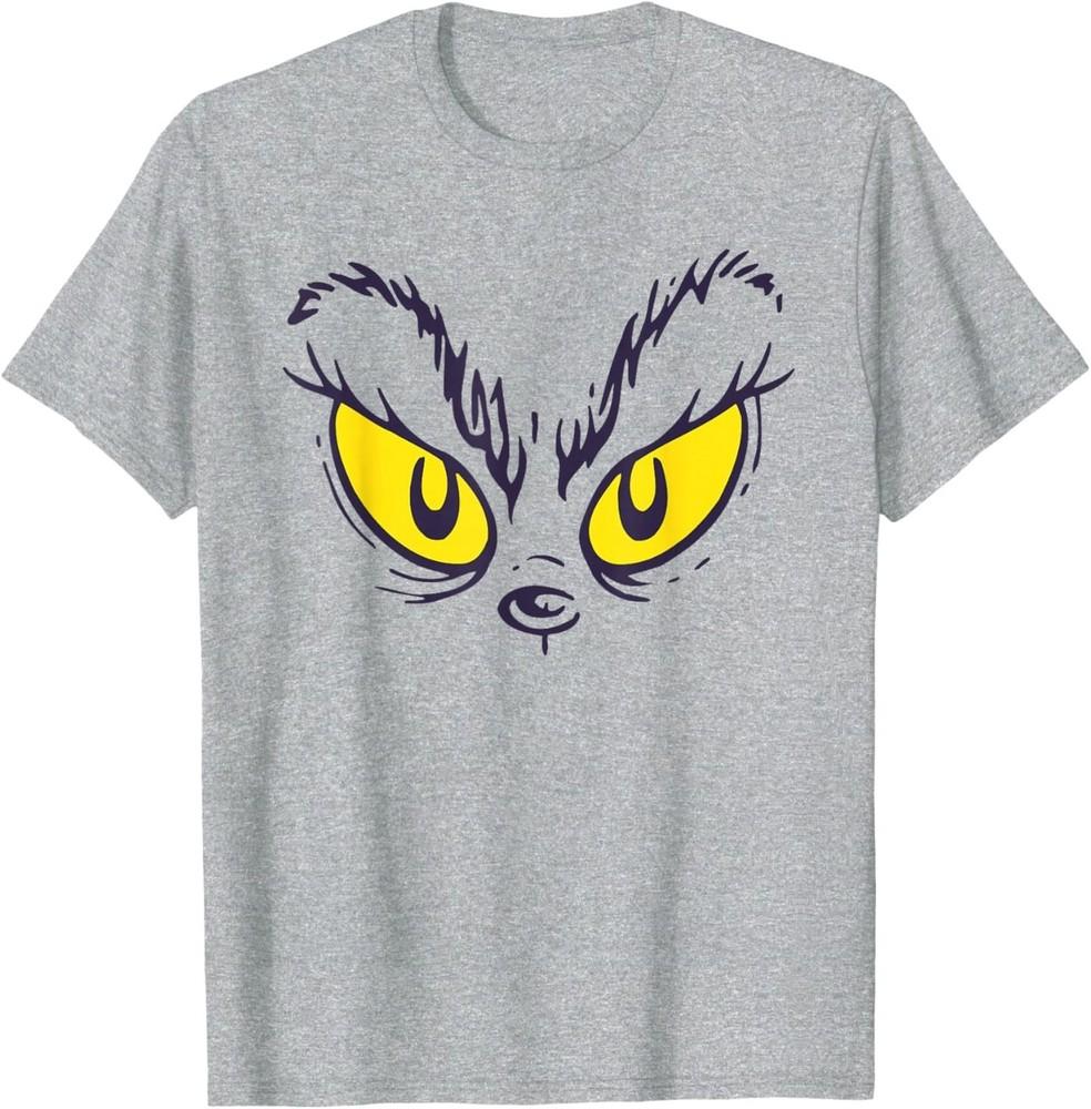 The Dr. Seuss - Halloween Grinch Eyes T-Shirt 2XL