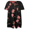 Women Plus Size Fashion Printing Short Sleeves  T-Shirt Blouse Tops