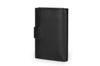 Men's Leather Wallet Kaletnik Szaniec Black Matte