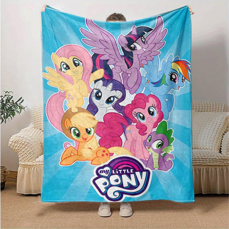 1pc My Little Pony Throw Blanket, Soft & Cozy Blanket for s, Perfect for Couch .B090