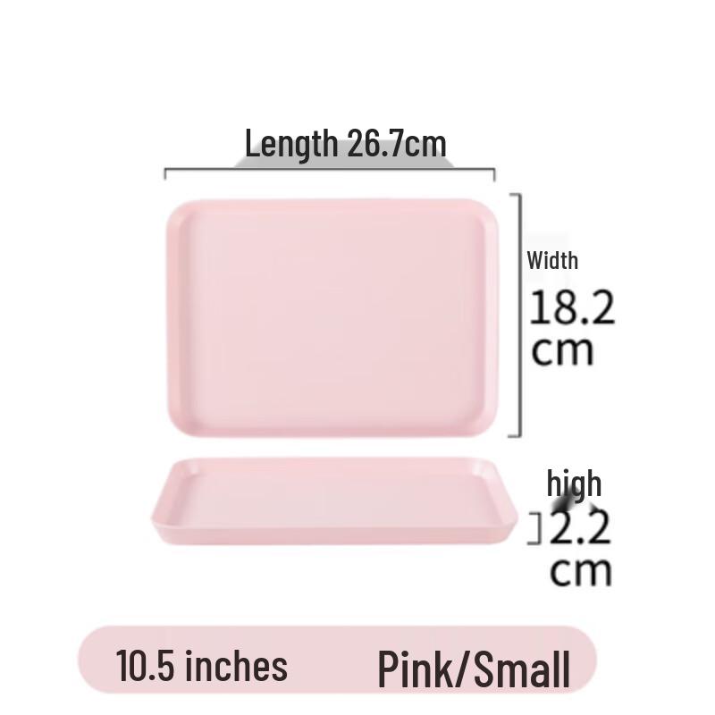 Nordic Style Melamine Rectangular Serving Tray