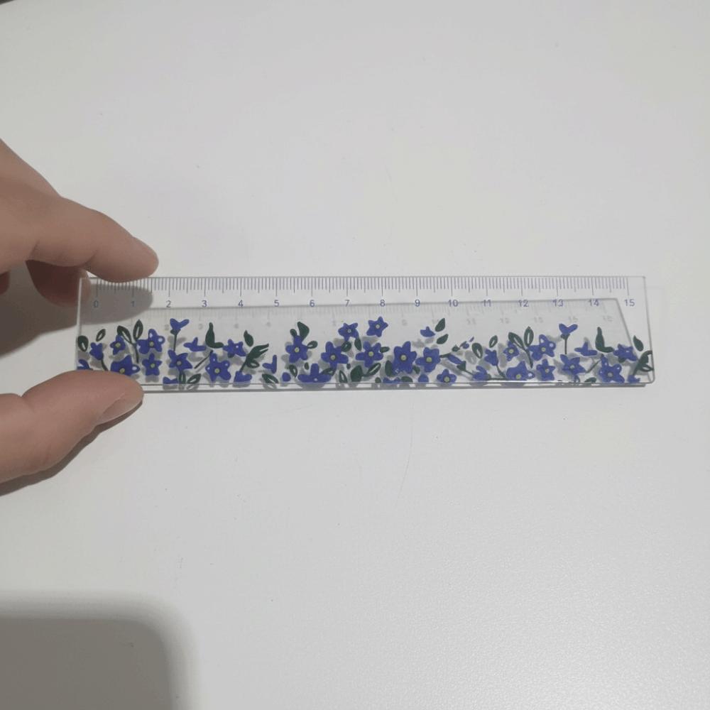 Multifunction 15cm Straight Ruler Transparent DIY Drawing Tools Creative Math Drawing Ruler School
