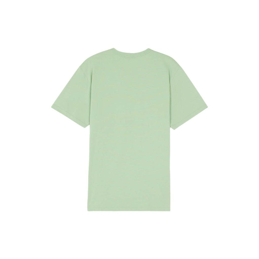 Maison Kitsune Fox Head Print Crew Neck Short Sleeve T-Shirt Men tops Green KM00144KJ0008-P300