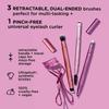 Real Technique Double Time Brush Lash Set + Kit, 4-piece