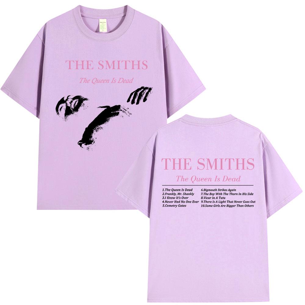 The Smiths The Queen Is Dead T Shirt 1980s Indie Morrissey Oversized Tshirt Vintage Punk Rock Band Tshirts Streetwear Unisex