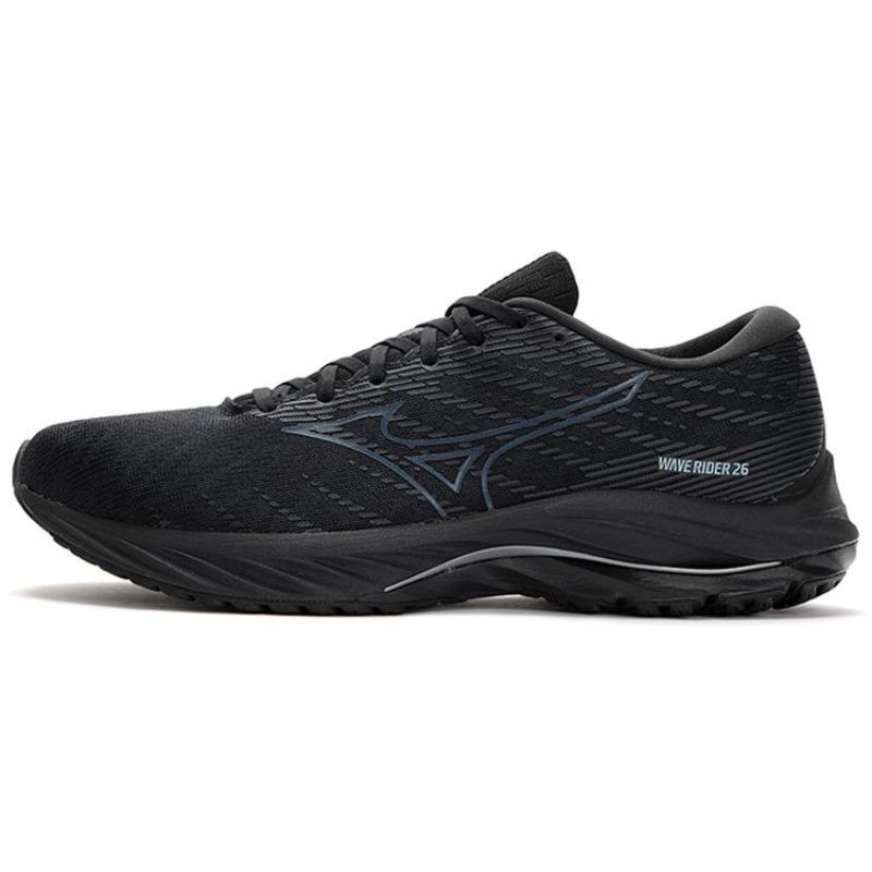 Mizuno Wave Rider 26 Men s Low-Top Training Running Shoes Black J1GC220303 42.5