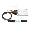 M.2 M-Key To U.2 SFF-8639 Adapter Cable with SATA 15-Pin Female Connector for 2.5 Inch NVMe SSD Hard Disk M2 To U.2 Cable