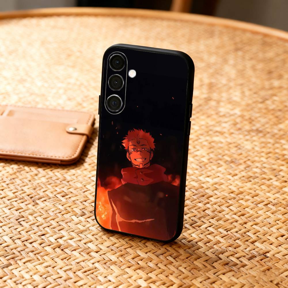 J-Jujutsu K-Kaisen Gojo Sukuna  Phone Case For Samsung  A73,72,71,53,52,51,22,91,80, Soft Black Cover