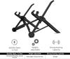 K2 Folding Portable Laptop Stand Viewing Angle/Height Adjustable Quality Aluminum Alloy Bracket
