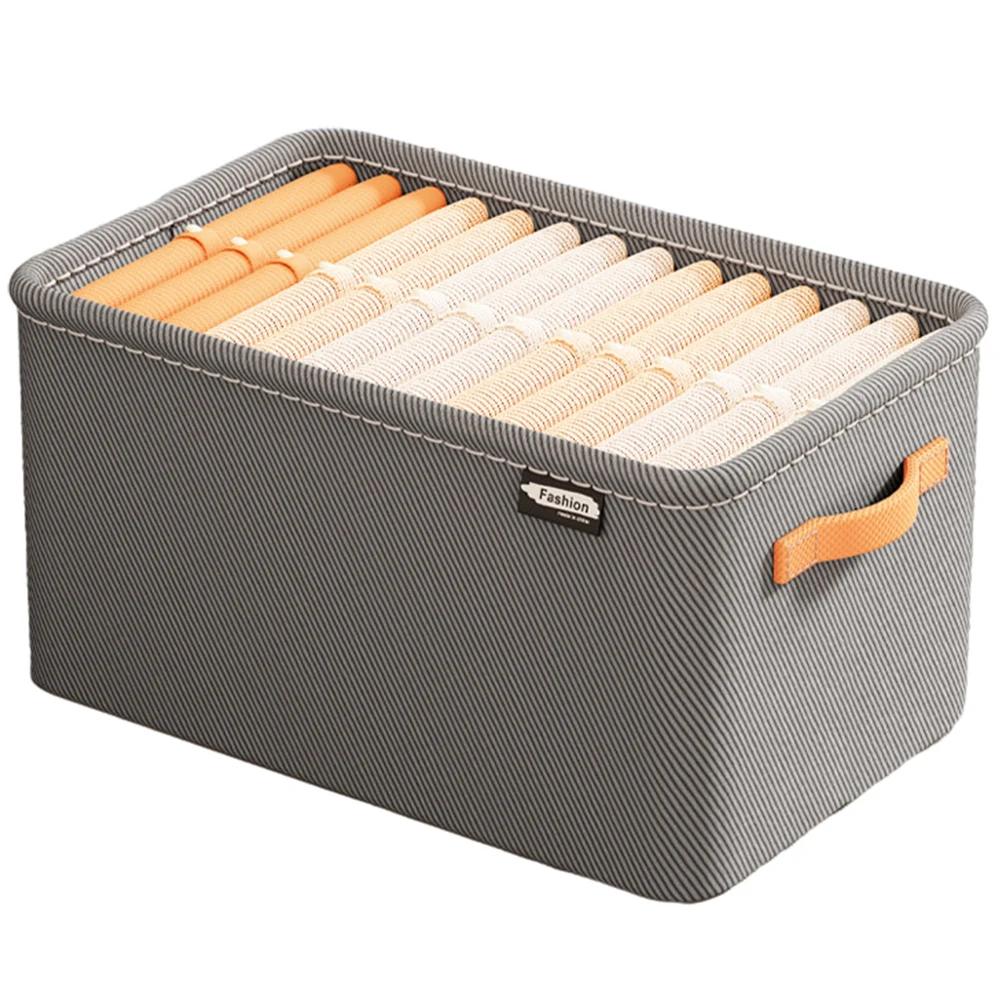 Thickened Fabric Clothing Storage Box Dormitory Home Wardrobe Storage Basket 699₽