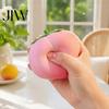 TPR Stress Ball Giant Peach Relief Toy, Realistic Large Squeeze Toy Simulated Fruit Sensory Desk for Adults & Kids