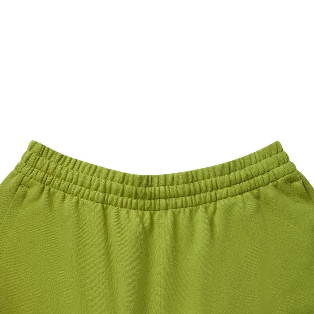Li Ning Lifestyle Series Sport Minimalist Solid Color Letter Elastic Casual Shorts Men Shorts Grasshopper-Green AKSV283-3