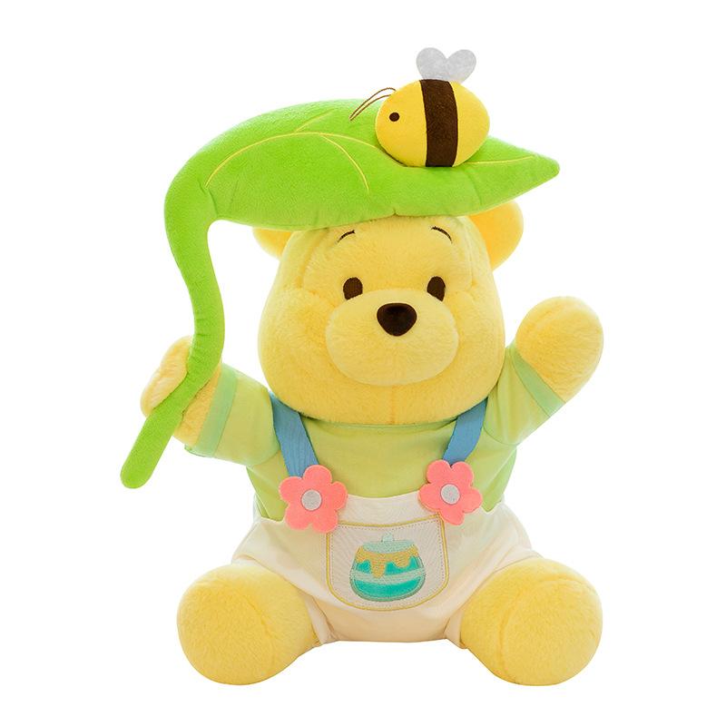 Summer Bee Winnie the Pooh Bear Plush Toy Cute Teddy Bear Doll Girl Gift Pillow