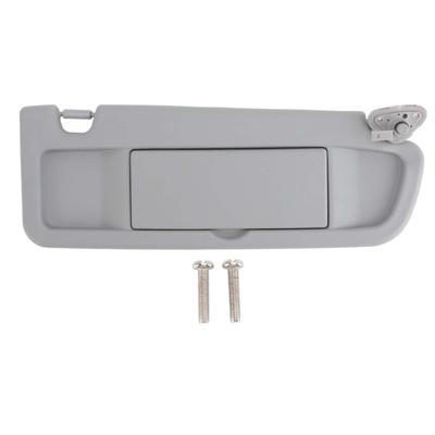 Sun Visor Grey Stylish Look Sun Shielding Visor Mirror with Makeup Mirror for Civic 2006 To 2011
