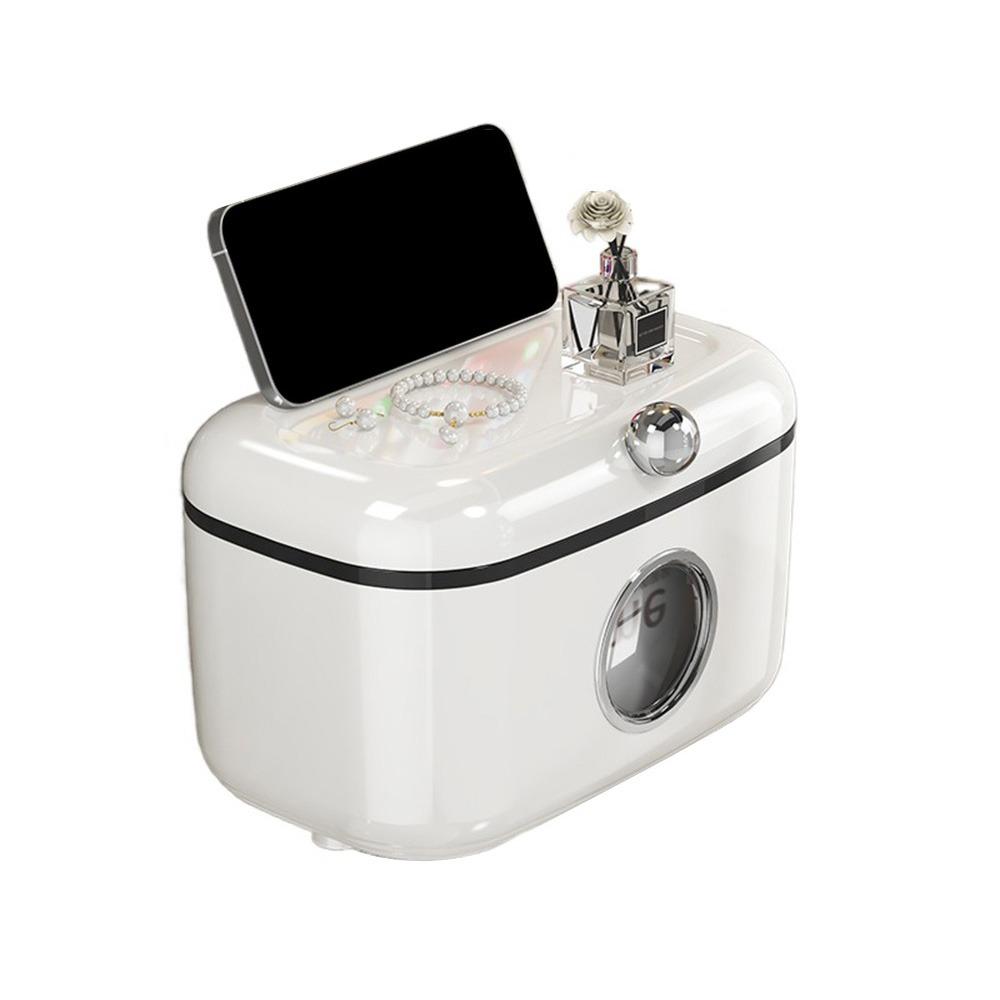 

Настенный держатель для бумажных полотенец, пластиковая салфетница, органайзер для рулонов бумаги в стиле легкой роскоши, ванная комната белый