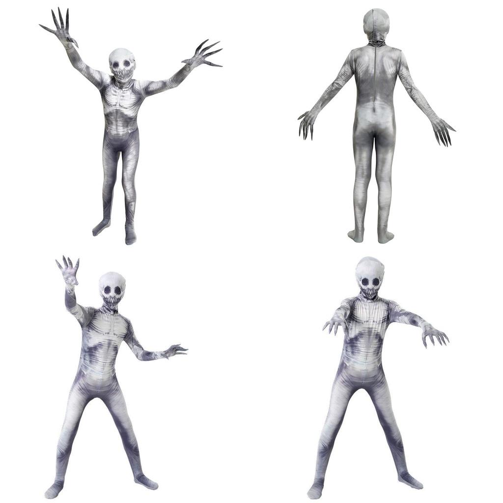 El Disfraz Morphsuit de The Rake Para Niños Y Adultos Perfecto Para Fiestas de Halloween Y Asustar Amigos