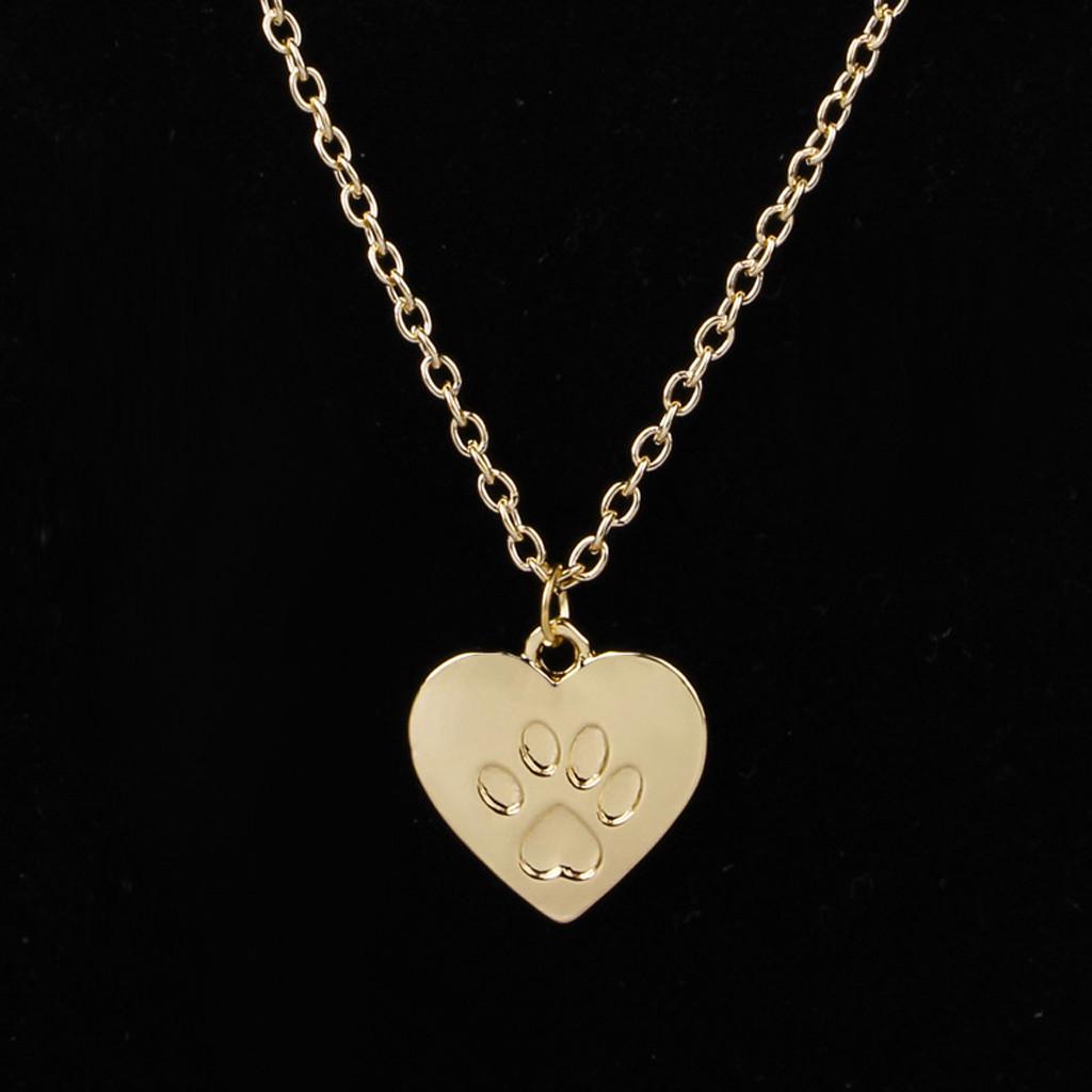 Popularny Naszyjnik dla Psa w Kształcie Serca Naszyjnik z Wisiorkiem Zwierzęcia Biżuteria