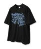 Nasyujeueol Grunge Painting Short Sleeve T-Shirt [Black]