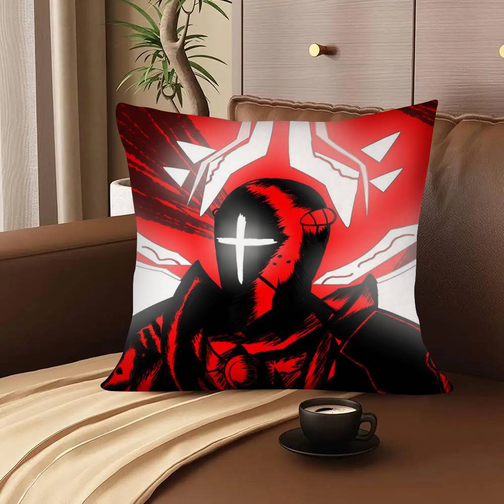 1Pc Signalis Horror Indie Game Pillow Case Fashion Square Pillowcase Bedroom Sofa Room Ins Decoration Leisure