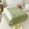 Manta de cuadros polar esponjosa, manta gruesa de invierno, funda nórdica de doble cara, funda para sofá cama, colcha suave y cálida para dormitorio