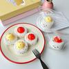 Yousheng Yolk Rice Ball Squeeze Toy, Smiling Cartoon Rice Ball Dumpling Stress Relief Toy, Slow Rebound Fake Food Sensory