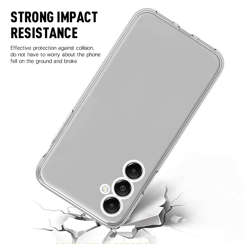 360 Full Body Double Case for Samsung Galaxy A16 Transparent Soft TPU Silicone Cover For Samsung A16 A15 A 16 15 4G 5G Galaxya16
