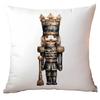 New Christmas Pillowcase High-end Light Luxury Black Gold Color Printing Home Cushion Pillowcase