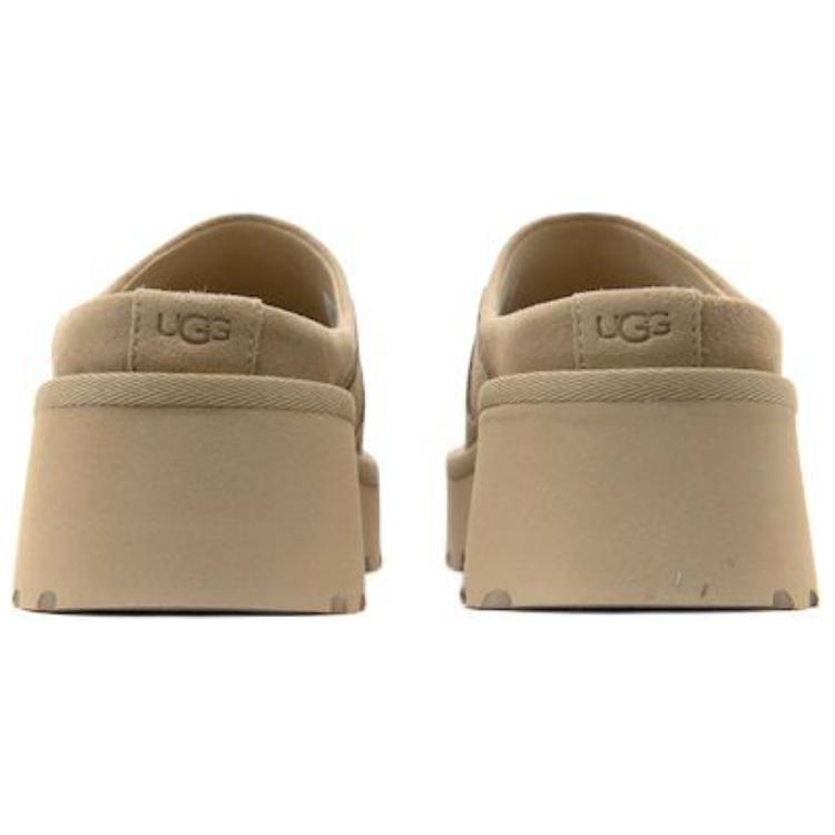 UGG Australien Wildleder Leichte Slipper EVA Anti-Reibung Zehenfrei Hausschuhe Damenhausschuhe Beige 1168891-MDSD