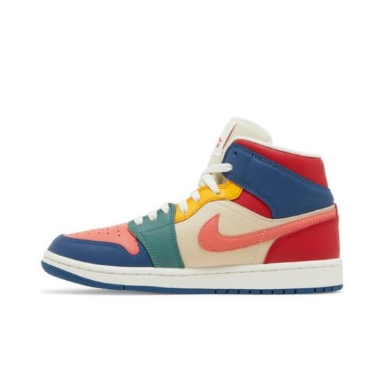 

Air Jordan Wmns Air Jordan 1 Mid SE Multi-Color DN3738-400 EU 44.5 французька синього кольору/червоний