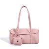 Classic high-end shoulder bag, leather medieval large-capacity shoulder bag, commuter simple support bag