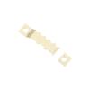 100Pcs Sawtooth Picture Hangers Double Hole with Screws Frame Hanging Hardware Save Space