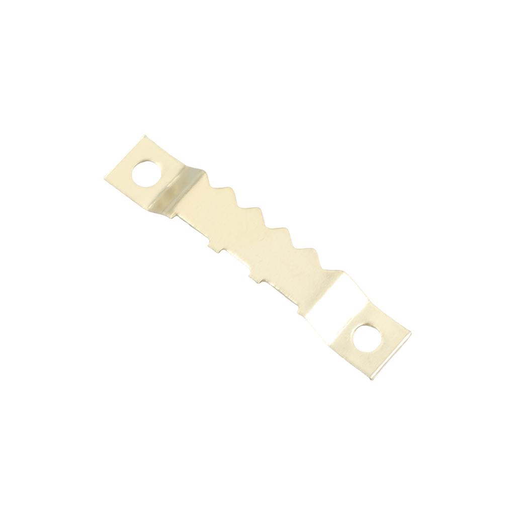 100Pcs Sawtooth Picture Hangers Double Hole with Screws Frame Hanging Hardware Save Space