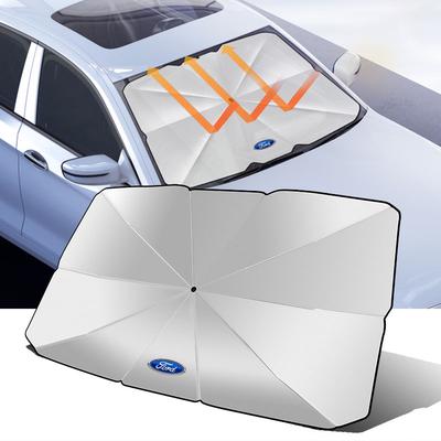 Auto Windschutzscheibe Sonnenschutz Schirm Faltbare Auto Sonnenblende Abdeckung Für Focus Mondeo MK1 MK2 MK4 MK3 Fiesta ST Line Kugo Transit Escape Fusion Explorer