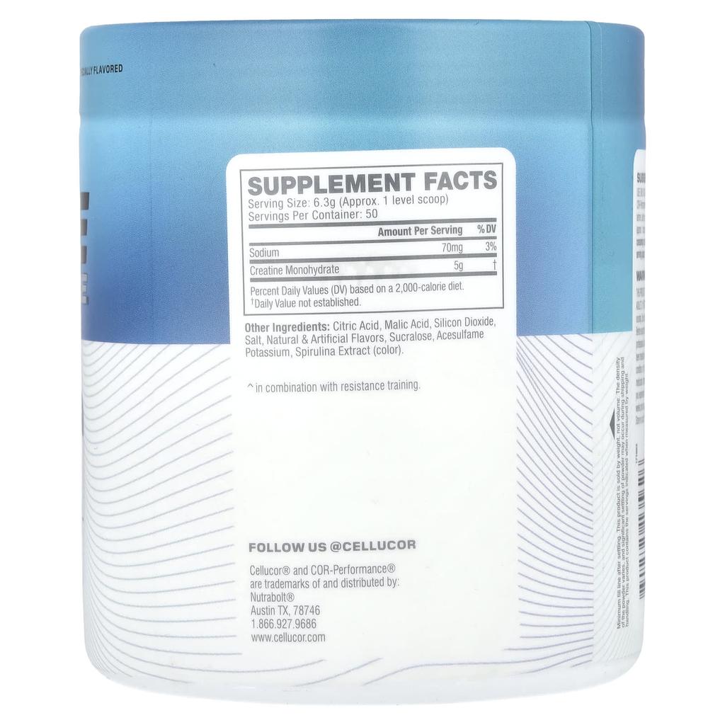C4 / Cellucor, Creatine Or-Performance®, Blue Raspberry, 315G (11.1Oz)