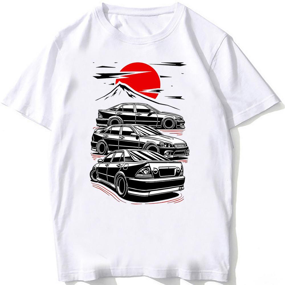 Harajuku JDM Legend Car T-Shirt Summer Men Short Sleeve Drive The Janpan Cars Sport TShirt Cool Boy Driver Race Casual TeesTops