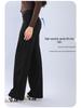 NS High-Waisted Wide-Leg Yoga Pants with Large Pockets - Bare-Feeling, Loose, Slimming, and Drape for Fitness and Style.